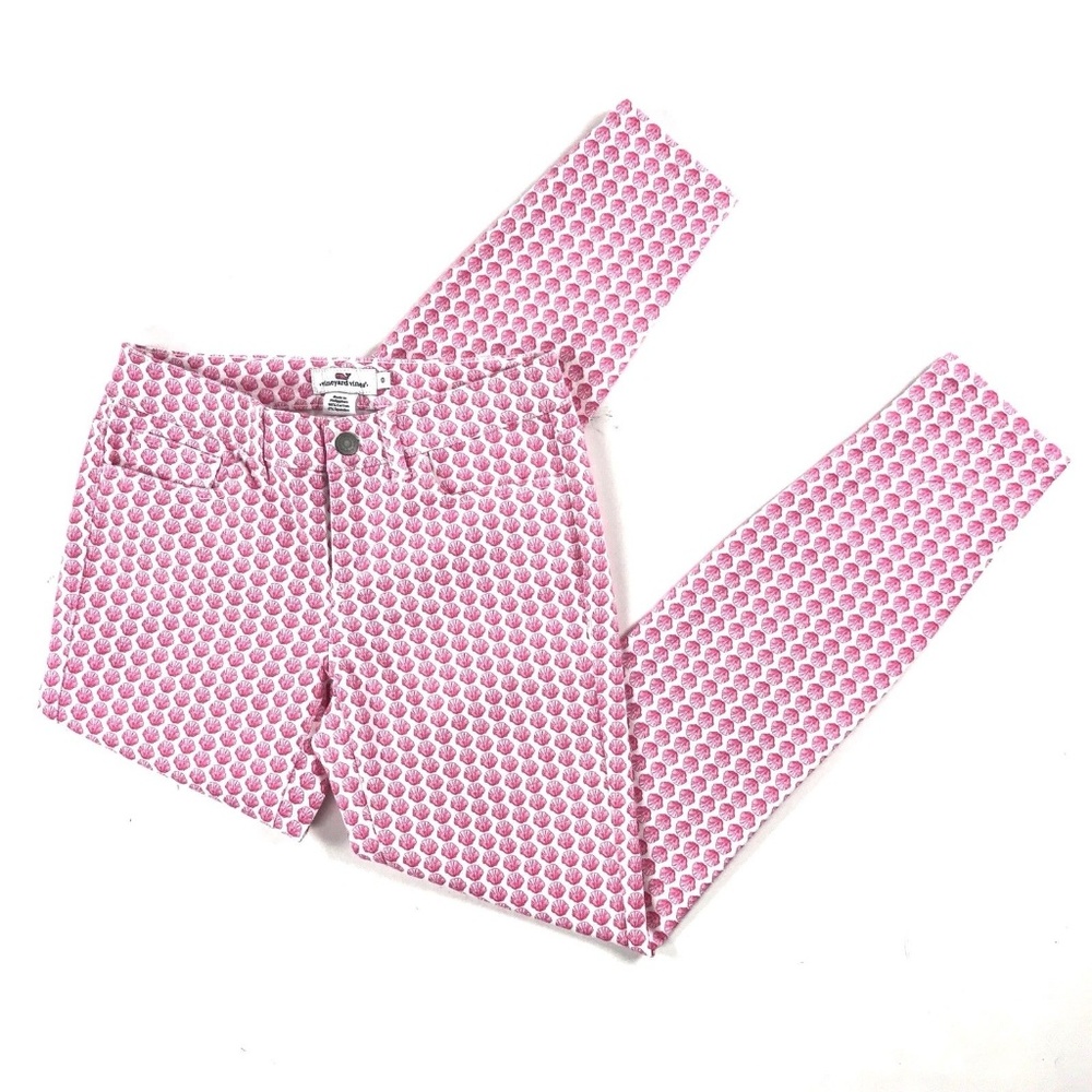 Vineyard Vines Pink Seashell Slim Fit Cotton Jeans